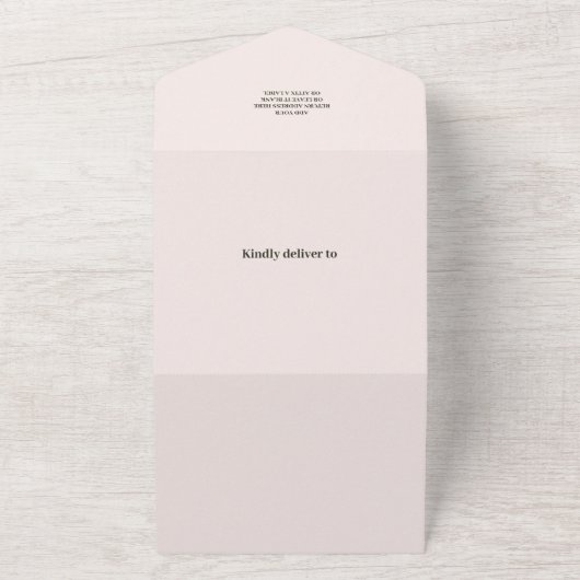 Kleine pompoen herfst waterverf florale baby showe all in one uitnodiging (Buitenkant)