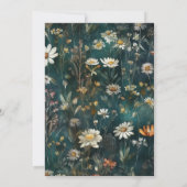 Kleine pompoen herfst waterverf florale baby showe kaart (Achterkant)