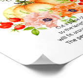 Kleine pompoen hoe groot is mama's buikspel poster (Hoek)