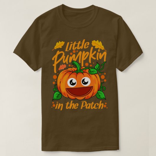 Kleine pompoen in de pleister 1 t-shirt (Design voorkant)