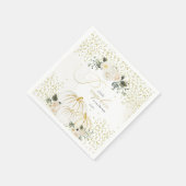 Kleine pompoen is onderweg servet (Hoek)