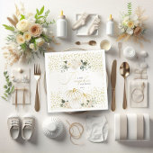 Kleine pompoen is onderweg servet