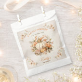 Kleine pompoen is op de weg pastel Baby shower Bedankzakje (Geknipt)