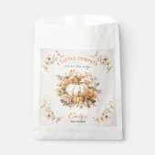 Kleine pompoen is op de weg pastel Baby shower Bedankzakje (Voorkant)