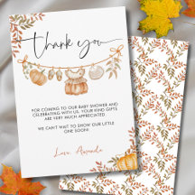 Kleine Pompoen is Op Komst Fall Baby Shower