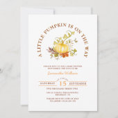 Kleine Pompoen is op komst Gingham Plaid Kaart (Voorkant)