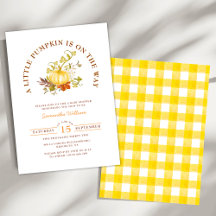 Kleine Pompoen is op komst Gingham Plaid