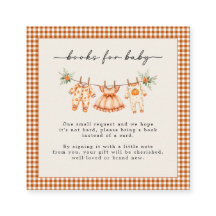 Kleine Pompoen is Op Weg Gingham Baby Borrel