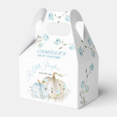 Kleine Pompoen Jongen Baby shower Favor Box Bedankdoosjes (Achterkant)
