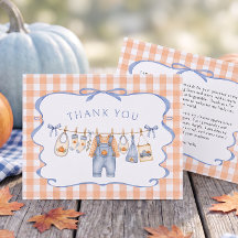 Kleine Pompoen Jongen Herfst Baby Shower