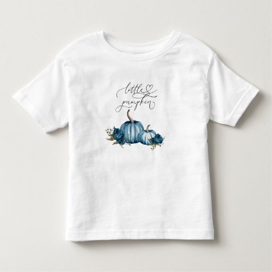 Kleine pompoen jongen verjaardagsfeestje kinder shirts (Voorkant)