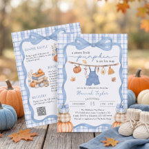Kleine Pompoen Jongenskleren Herfst Baby Shower