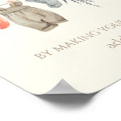 Kleine Pompoen Kleren Helpen Bezige Moeder Op Weg  Poster (Hoek)