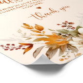 Kleine pompoen Luier loterij herfst Poster (Hoek)