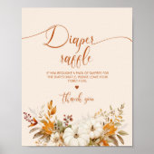 Kleine pompoen Luier loterij herfst Poster (Voorkant)