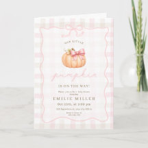 Kleine Pompoen Meisje Baby Shower Herfst Pompoen S