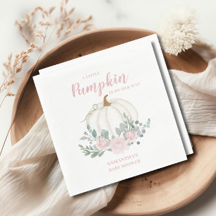  Kleine Pompoen Meisje Baby Shower  Servet