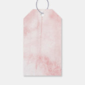 Kleine pompoen meisjes 2e verjaardag cadeaulabel (Achterkant)