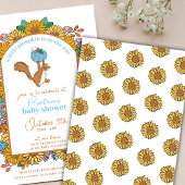 Kleine pompoen op de Way Boy Baby shower Kaart