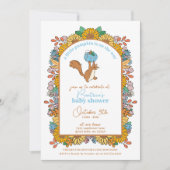 Kleine pompoen op de Way Boy Baby shower Kaart (Voorkant)