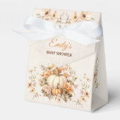 Kleine pompoen op de weg Baby shower kleine tent Bedankdoosjes (Voorkant Zijde)