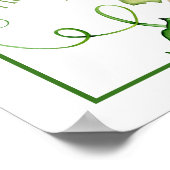 Kleine Pompoen op de Weg Baby shower Welkomstbord Poster (Hoek)