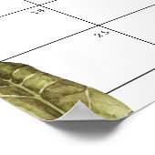 Kleine pompoen op de weg Raad de vervaldatum teken Poster (Hoek)