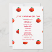 Kleine pompoen op de weg Schattigee Herfst Baby sh Kaart (Voorkant)