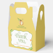 Kleine pompoen op de weg Sprookje Baby shower Bedankdoosjes (Geopend)