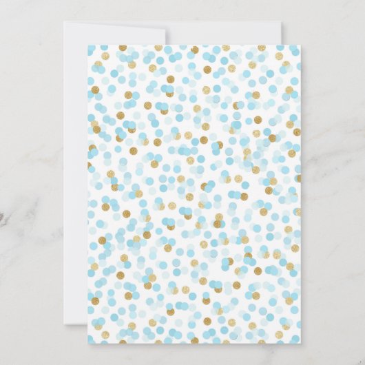 Kleine pompoen op de weg uitnodiging Blauw Goud (Achterkant)