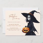 Kleine Pompoen op weg Baby shower Uitnodiging (Voorkant)