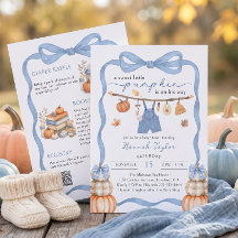 Kleine Pompoen op Weg Herfst Baby Shower