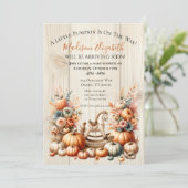 Kleine Pompoen Op Weg Kaart (Staand voorkant)