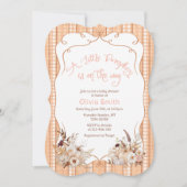 Kleine pompoen op weg naar Baby shower Kaart (Voorkant)