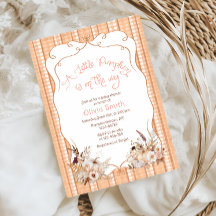 Kleine pompoen op weg naar Baby shower