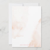 kleine pompoen op weg naar herfst baby shower inv kaart (Achterkant)