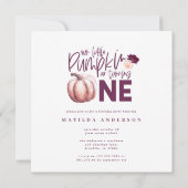 kleine pompoen paars 1 verjaardag multi foto (Achterkant)