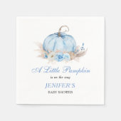 Kleine pompoen papier servet (Voorkant)