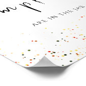 Kleine pompoen raden hoeveel pompoenen poster (Hoek)