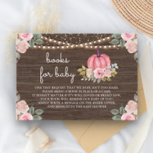 Kleine Pompoen Roze Gouden Bloemige Houten Boek Ve