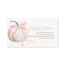 Kleine Pompoen Roze Strik Display Shower