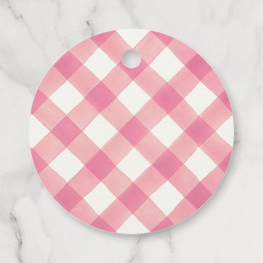 Kleine Pompoen Roze Vrachtwagen 1e Verjaardagsfees Bedankjes Labels (Achterkant)