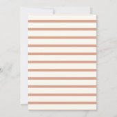 Kleine Pompoen Rustieke Herfst Baby Shower Uitnodi Kaart (Achterkant)