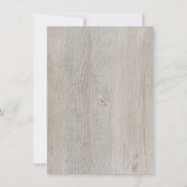 Kleine pompoen rustieke meisje's eerste verjaardag kaart (Achterkant)