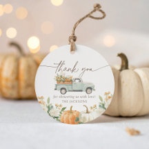 Kleine pompoen Rustische Herfst Baby shower