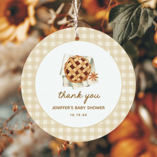 Kleine Pompoen Schatje Baby Shower Bedankt Bedankjes Labels