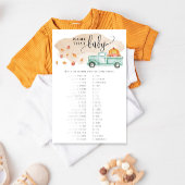 Kleine Pompoen Truck Baby Matching Papieren Spelka Flyer