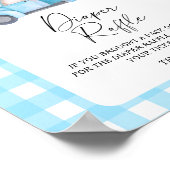 Kleine pompoen truck herfst luier loterij poster (Hoek)