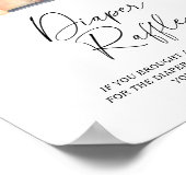 Kleine pompoen truck herfst luier loterij poster (Hoek)