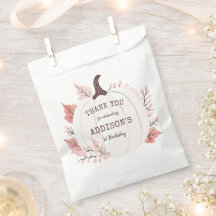 Kleine pompoen verjaardag dank u